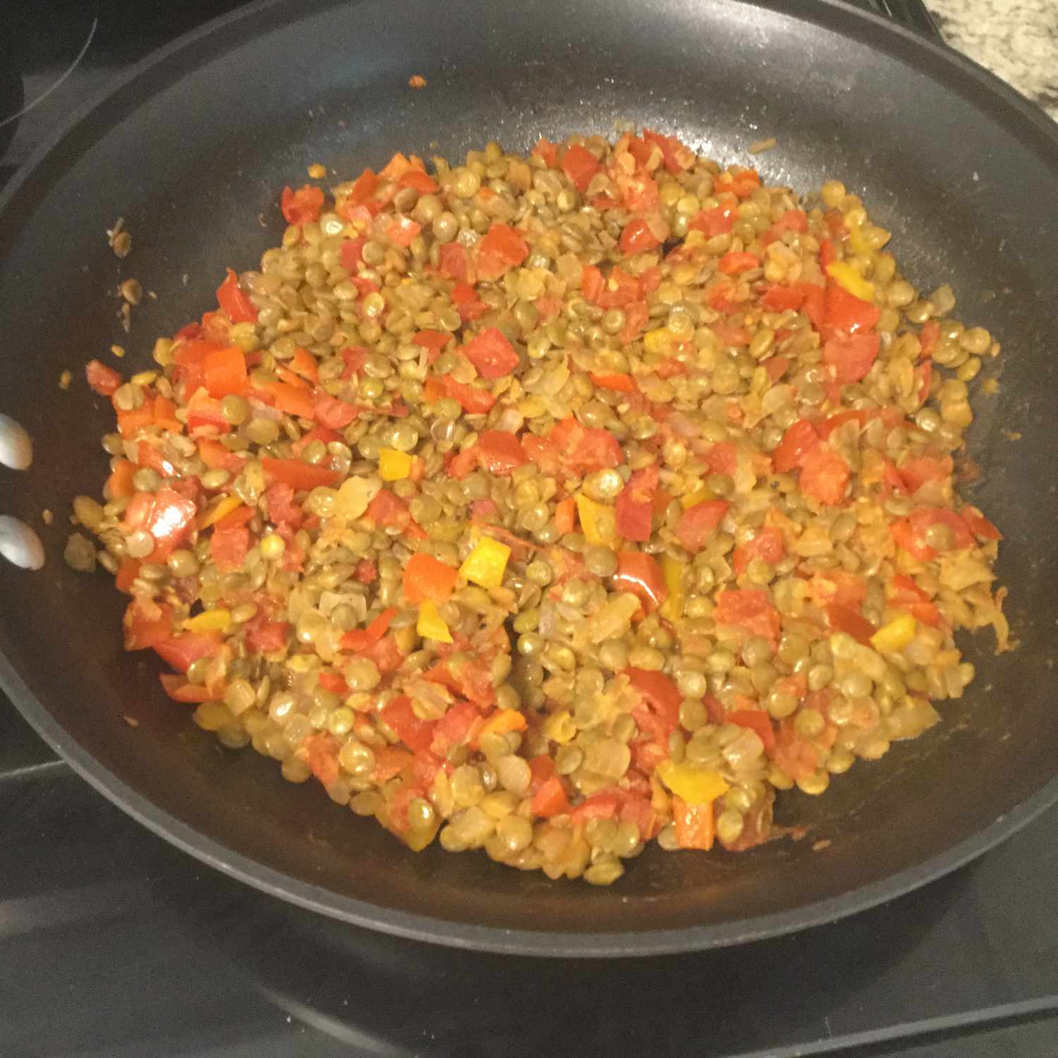 Lentils with Tomatoes Recipe