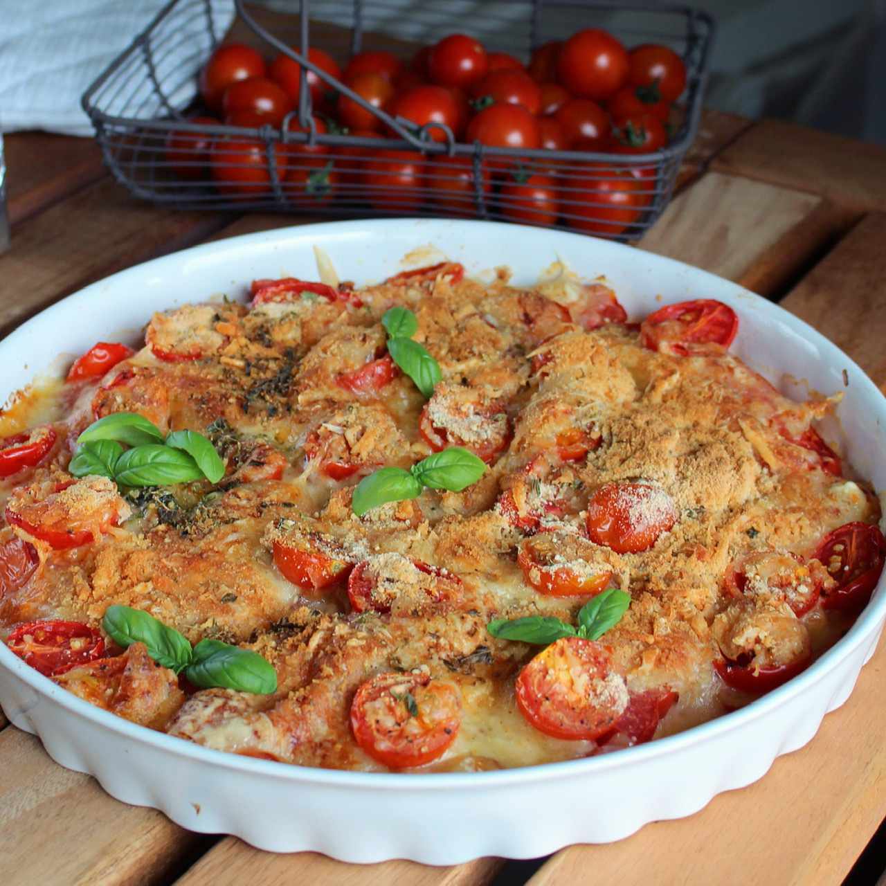 Summer Tomato Casserole Recipe