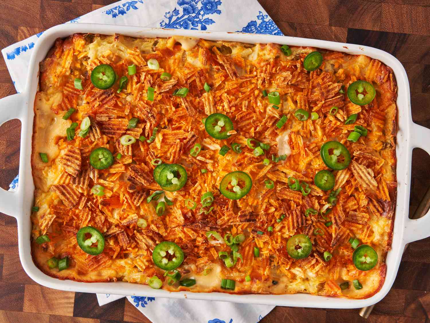 Chile Queso Funeral Potatoes Recipe