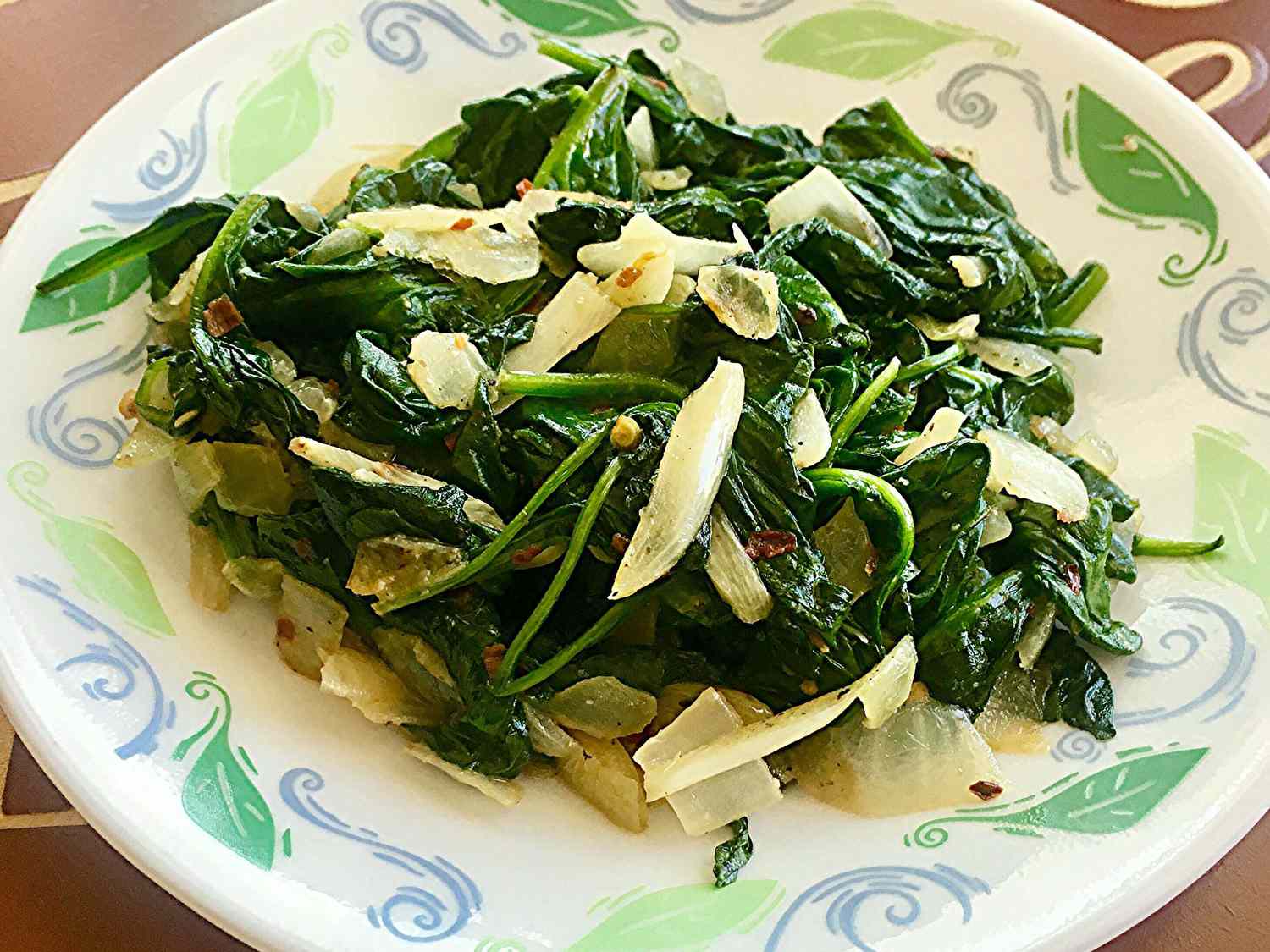 Easy Fried Spinach Recipe