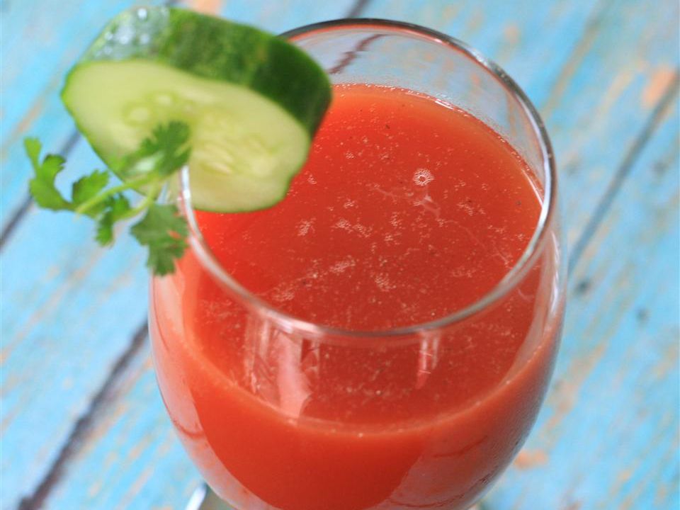 Homemade Tomato Juice Cocktail Recipe