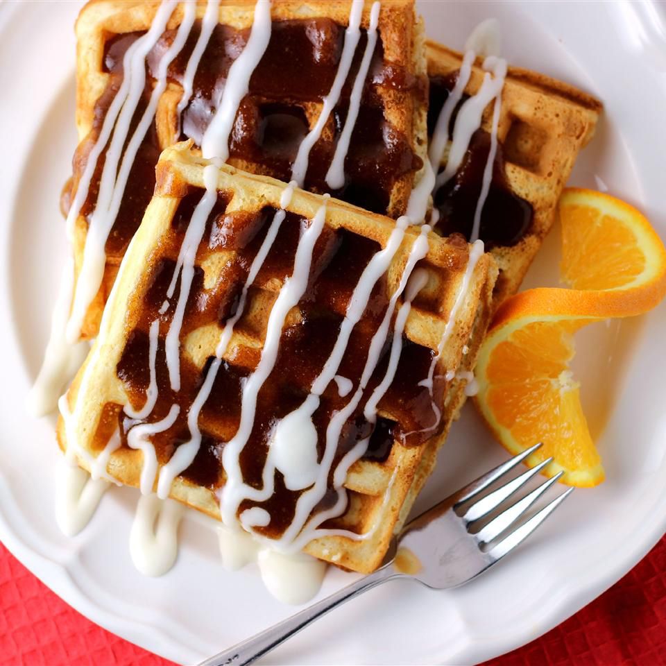 Cinnamon Roll Waffles Recipe