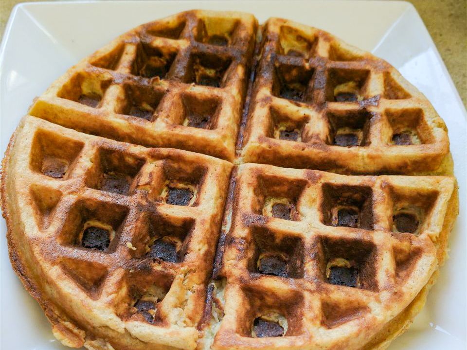 Banana Egg Waffles Recipe