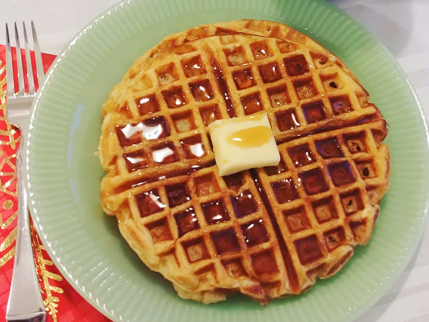 Eggnog Waffles Recipe