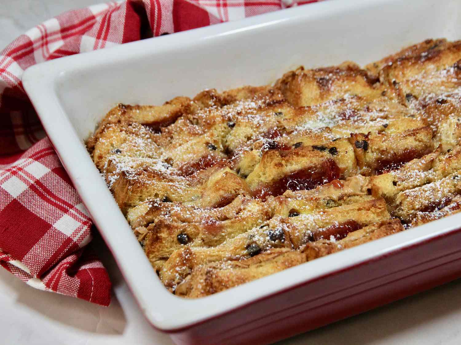 Peanut Butter and Jelly French Toast Casserole Recipe