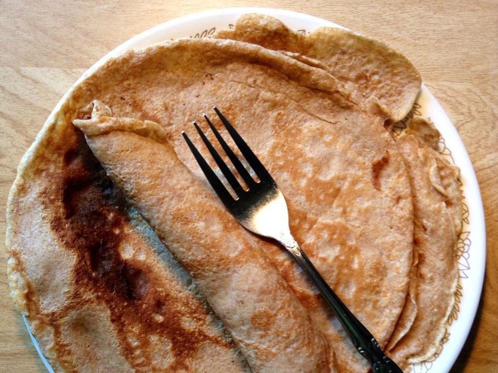 Healthier Basic Crepes Recipe