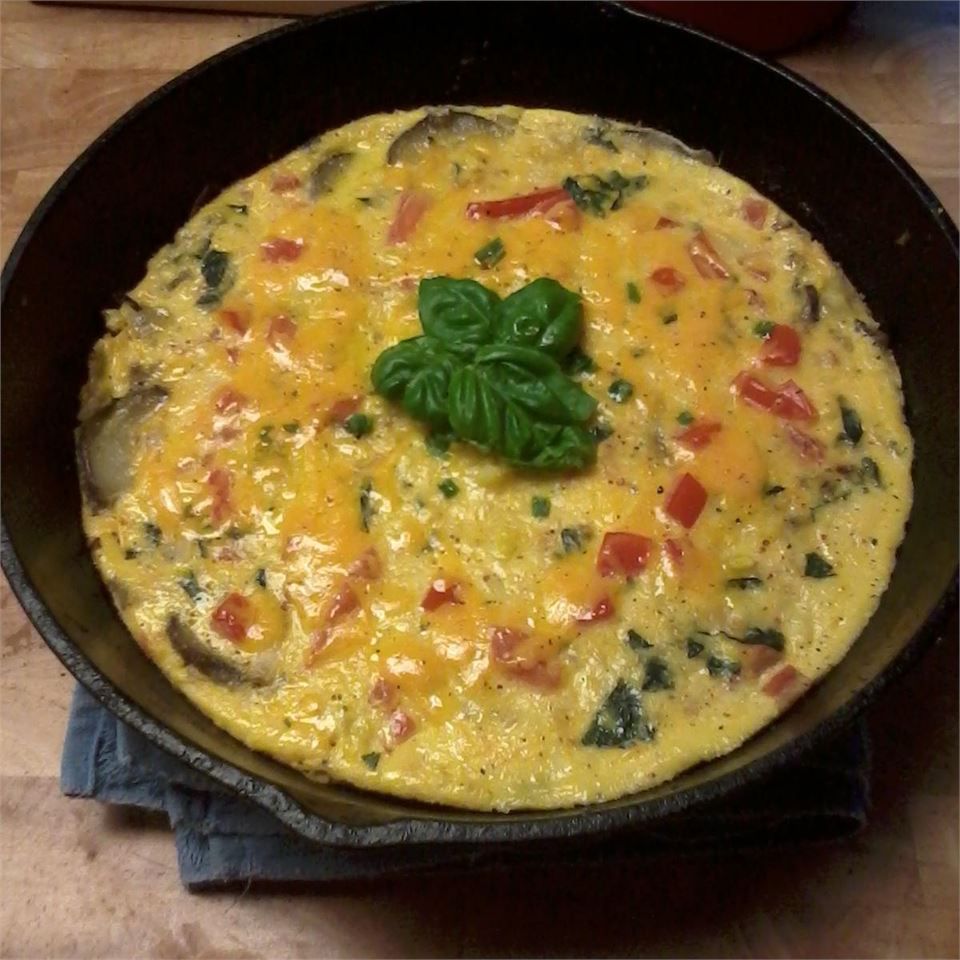 Potato and Cheese Frittata Recipe