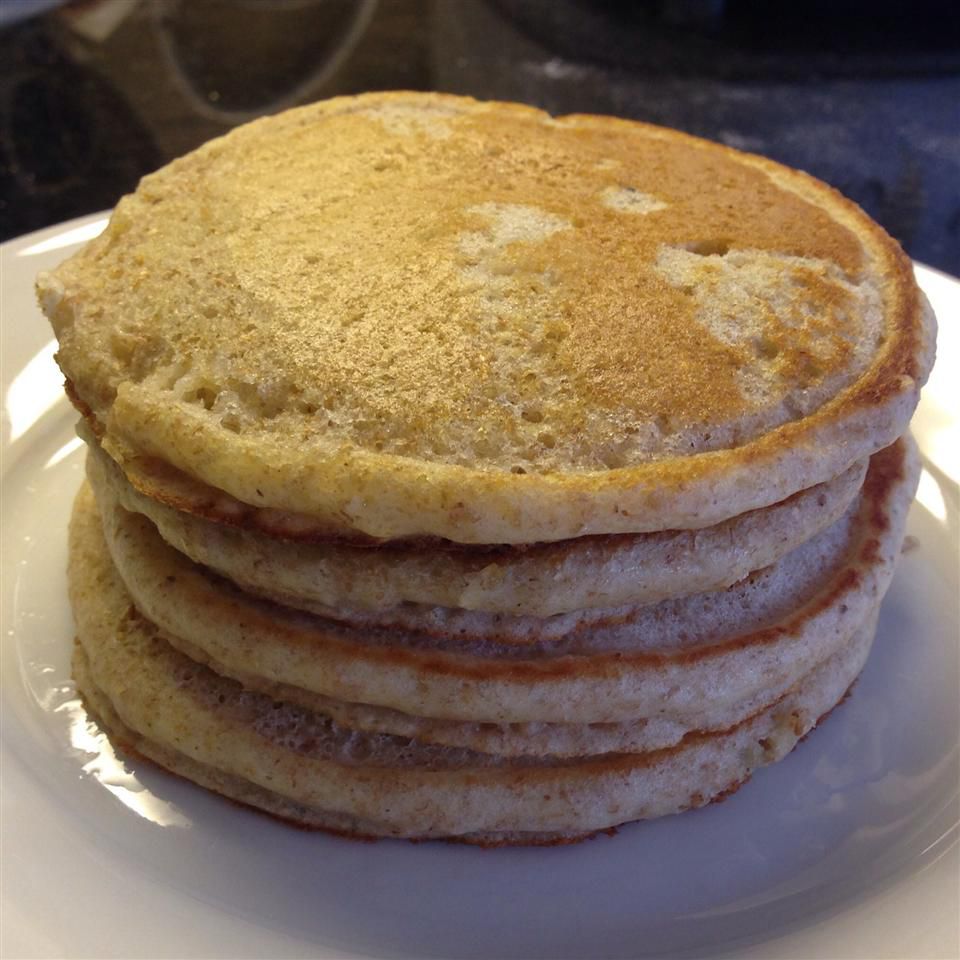 100% Whole Wheat Pancakes Recipe