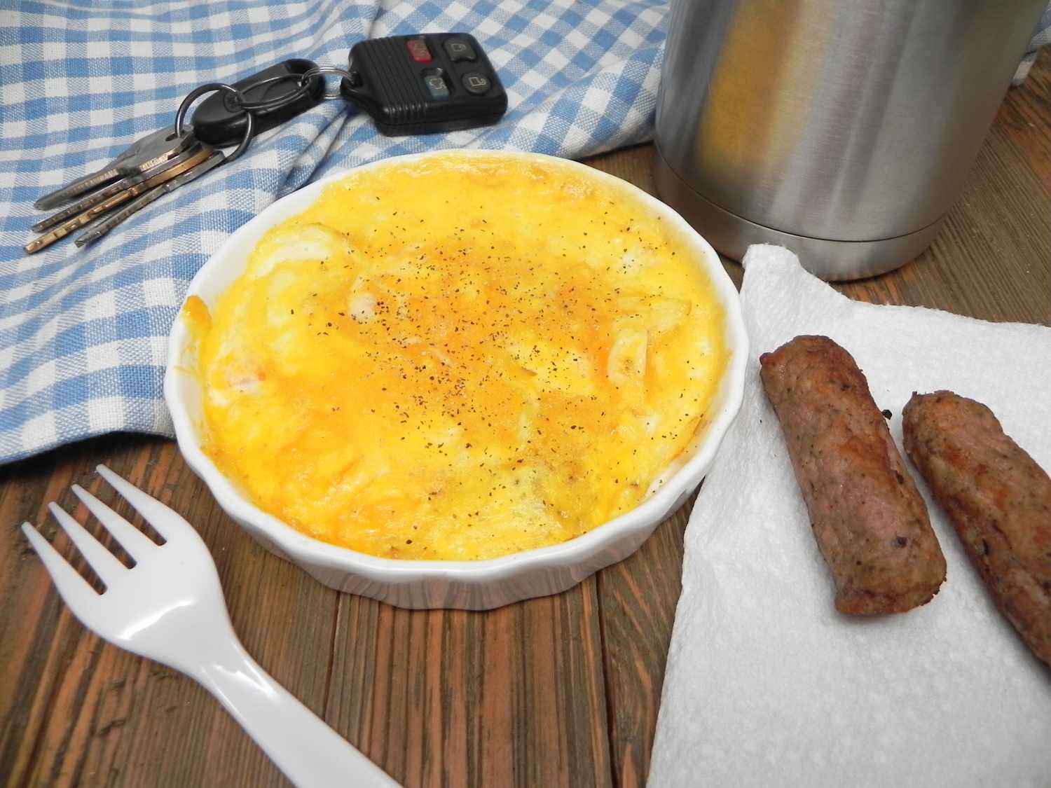 Air Fryer Scrambled Eggs On The Go Recipe