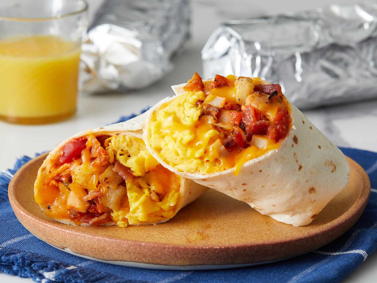 Freeze-and-Reheat Breakfast Burritos Recipe