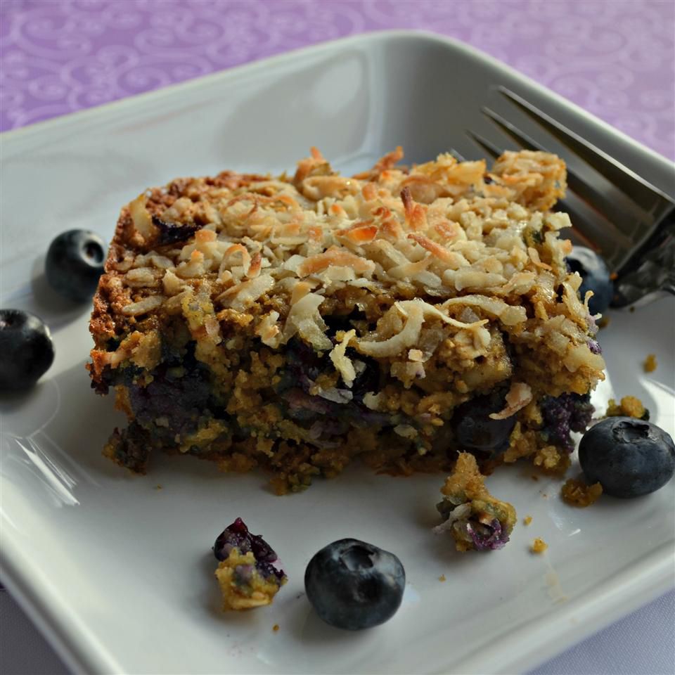 Blueberry Oatmeal Breakfast Bars Recipe