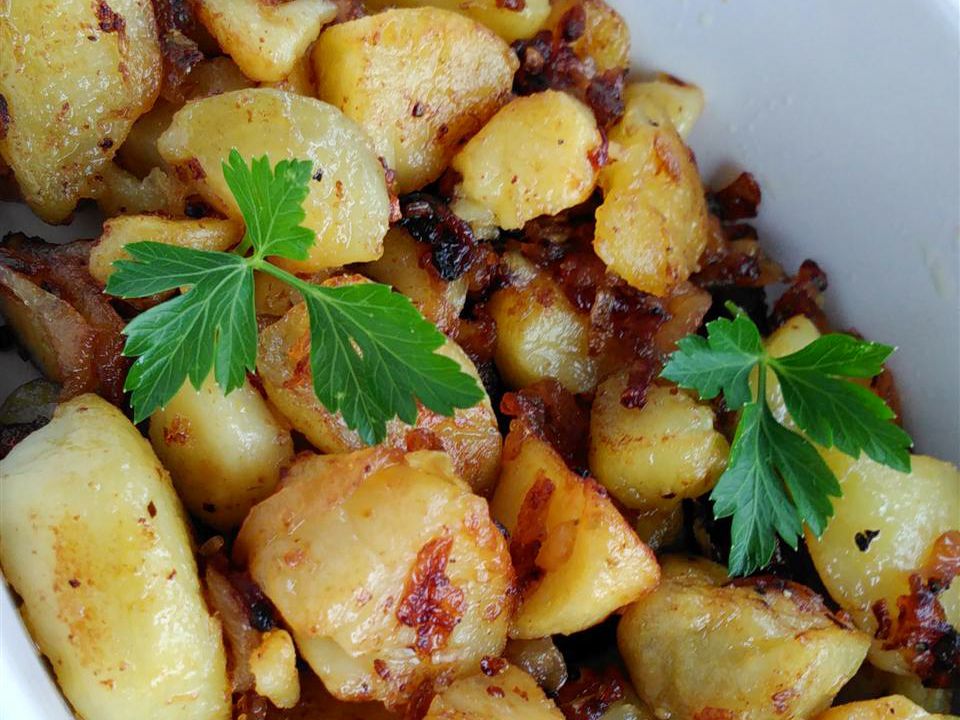 Diner-Style Baked Potato Home Fries Recipe