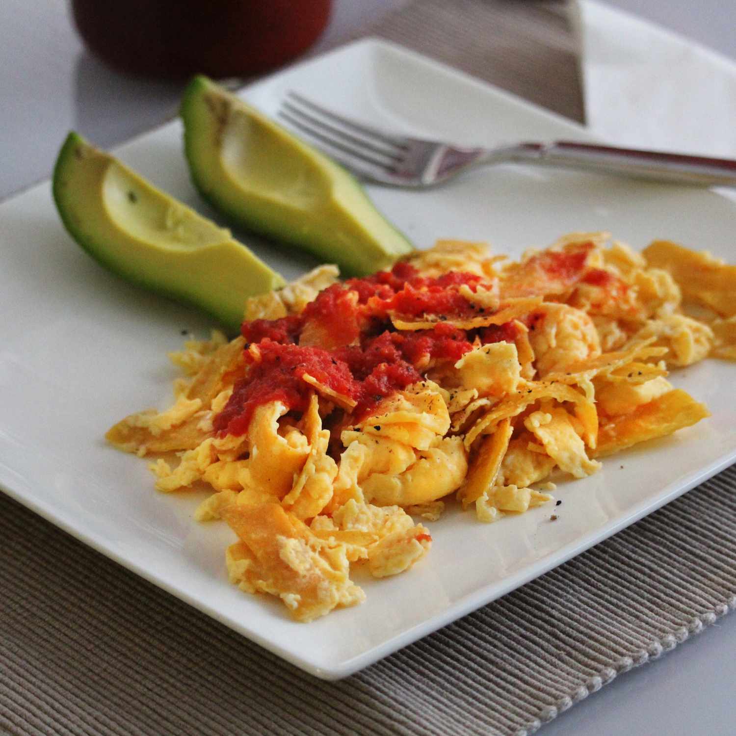 Chilaquiles with Spicy Salsa Recipe