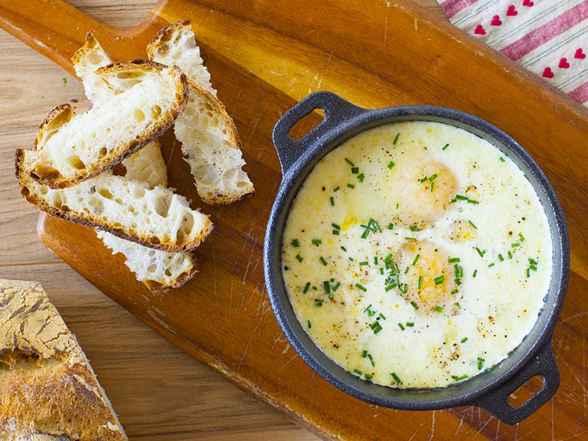 Oeufs Cocotte (Baked Eggs) Recipe