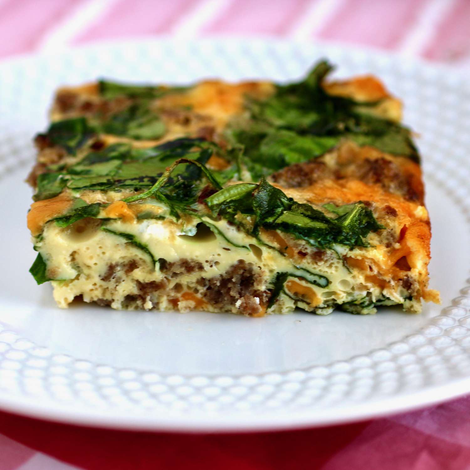 Spinach, Sausage, and Egg Casserole Recipe