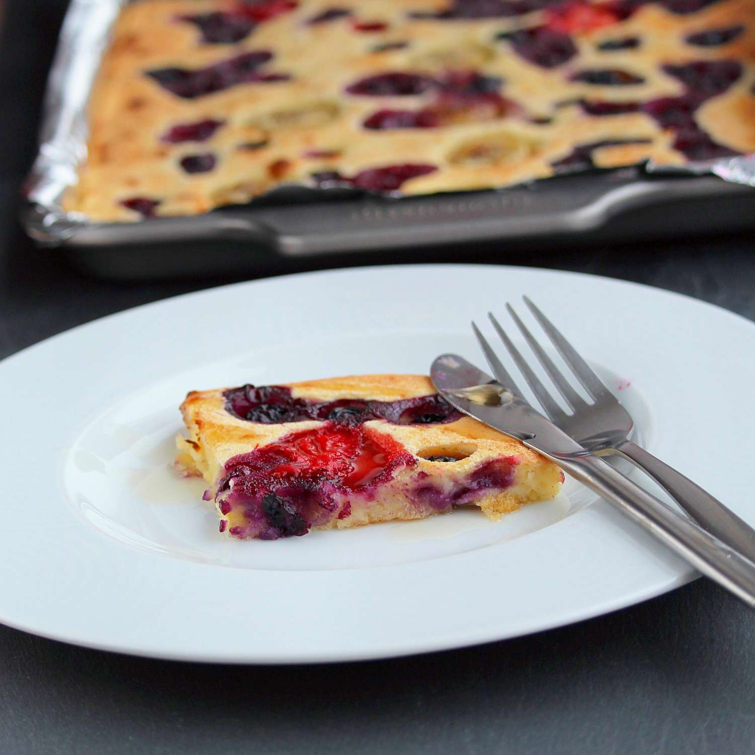 Easy Buttermilk Baking Sheet Pancakes Recipe