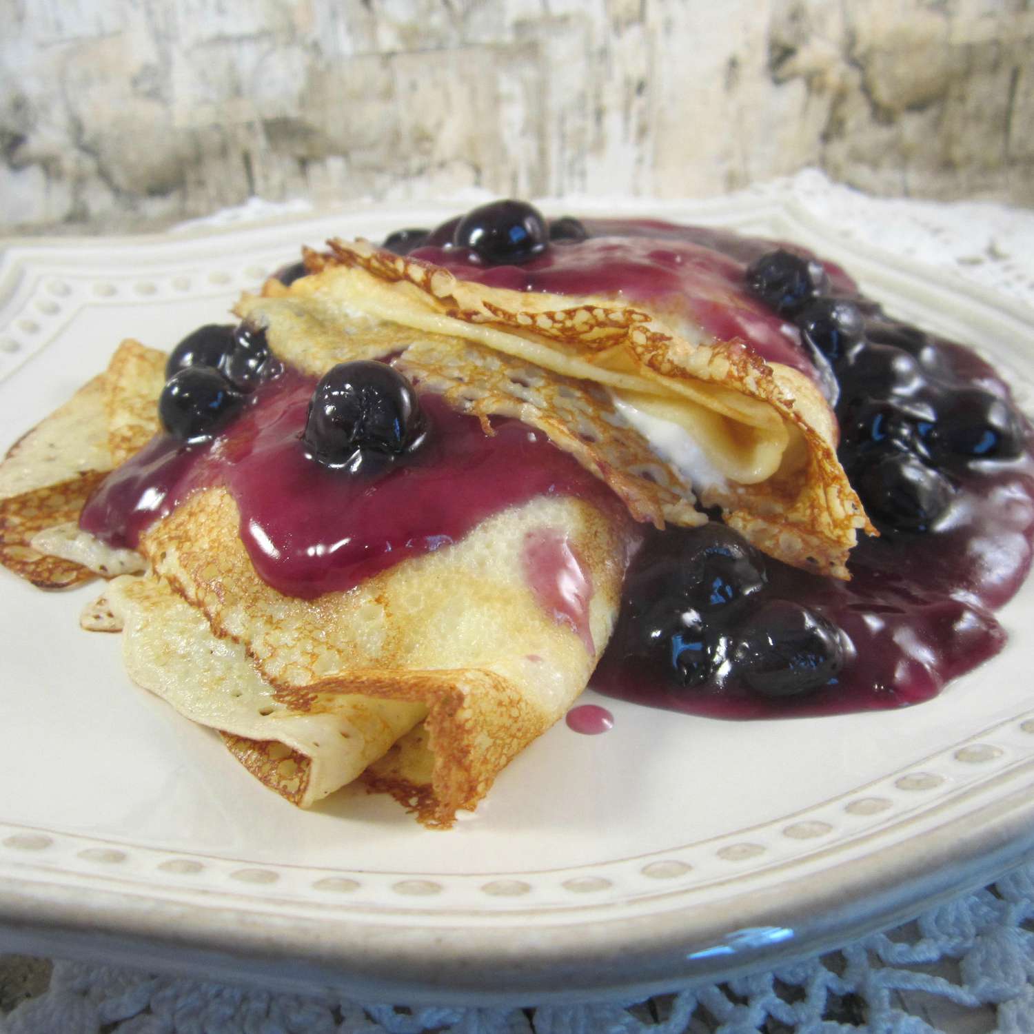 Swedish Cream Cheese Crepes Recipe