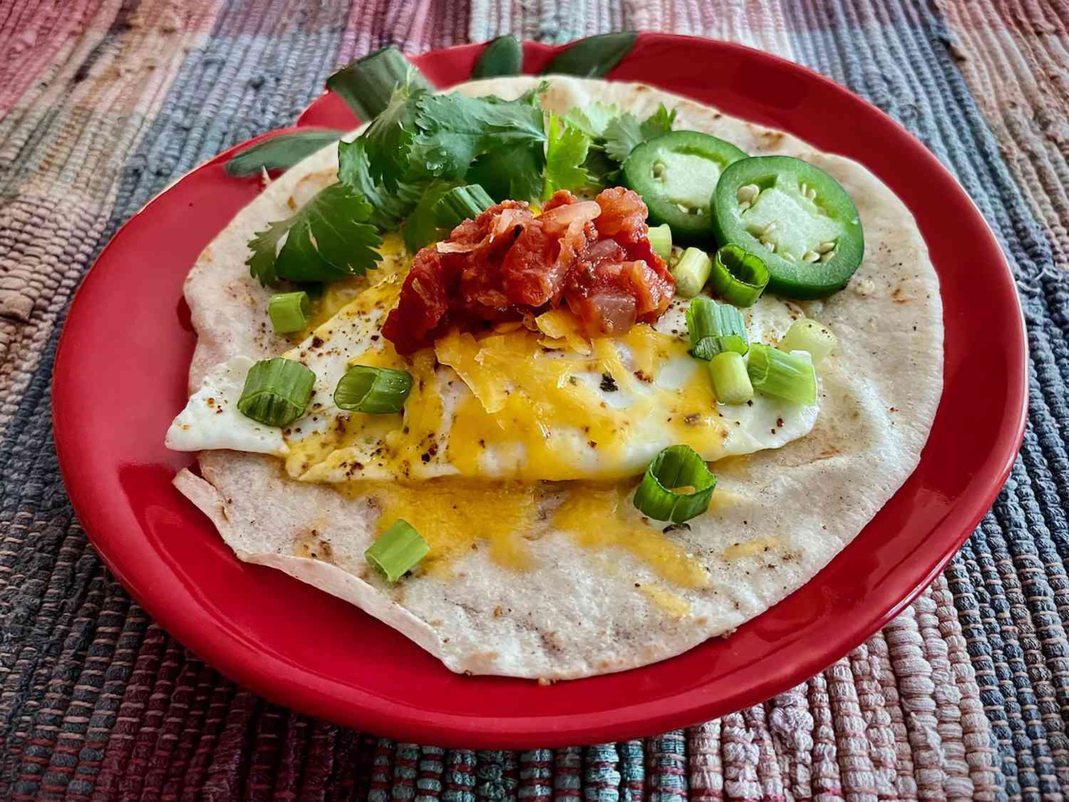 Fried Egg Tortilla Recipe