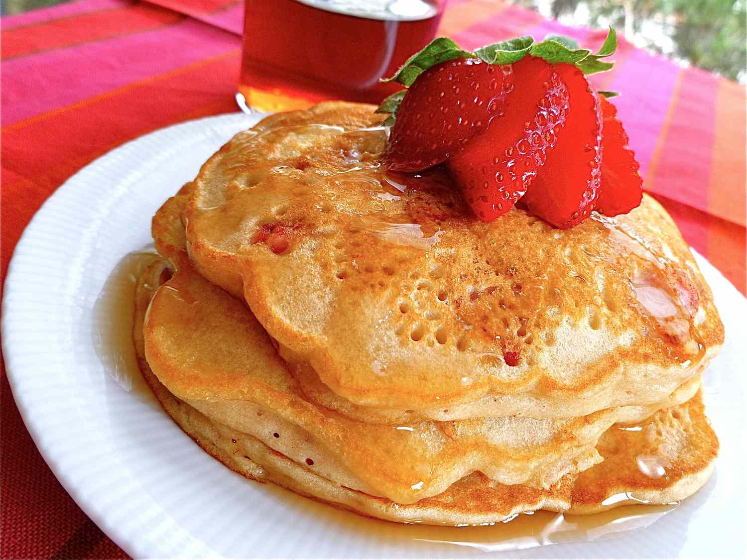 Strawberry Vanilla Pancakes Recipe