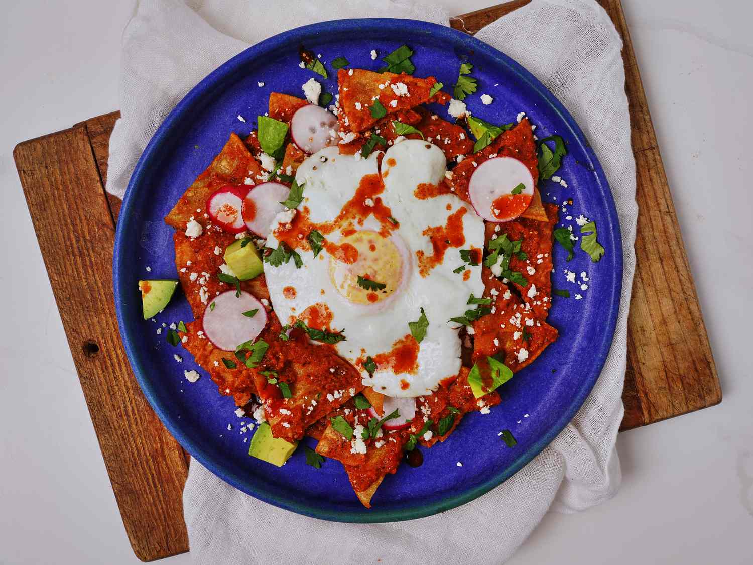 Chilaquiles with Homemade Tomato Sauce Recipe