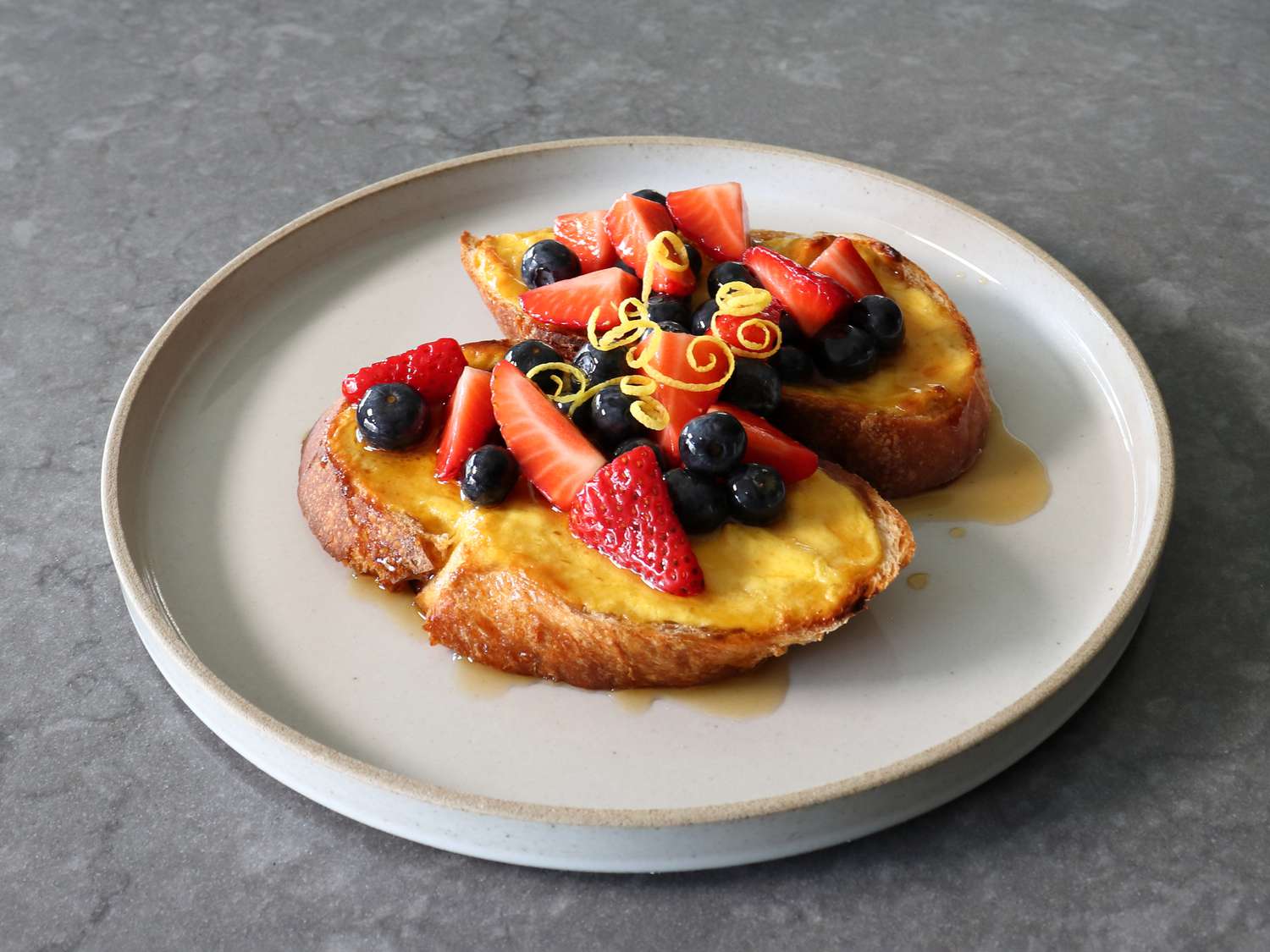 Baked Yogurt Custard Toast Recipe