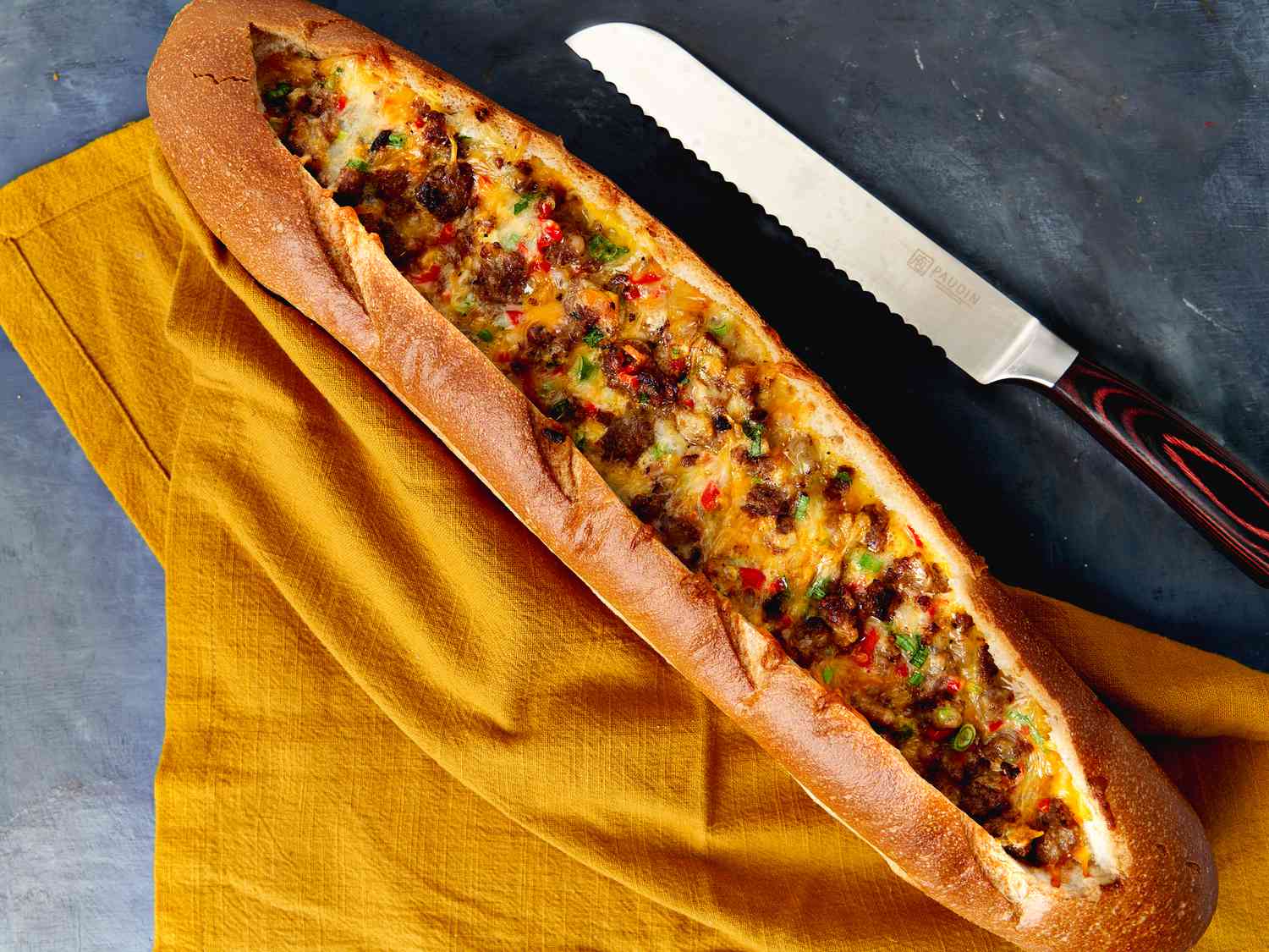 Sausage and Cheese Egg Boats Recipe