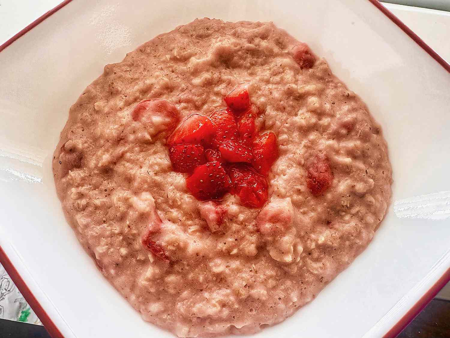 Strawberries and Cream Oatmeal Recipe