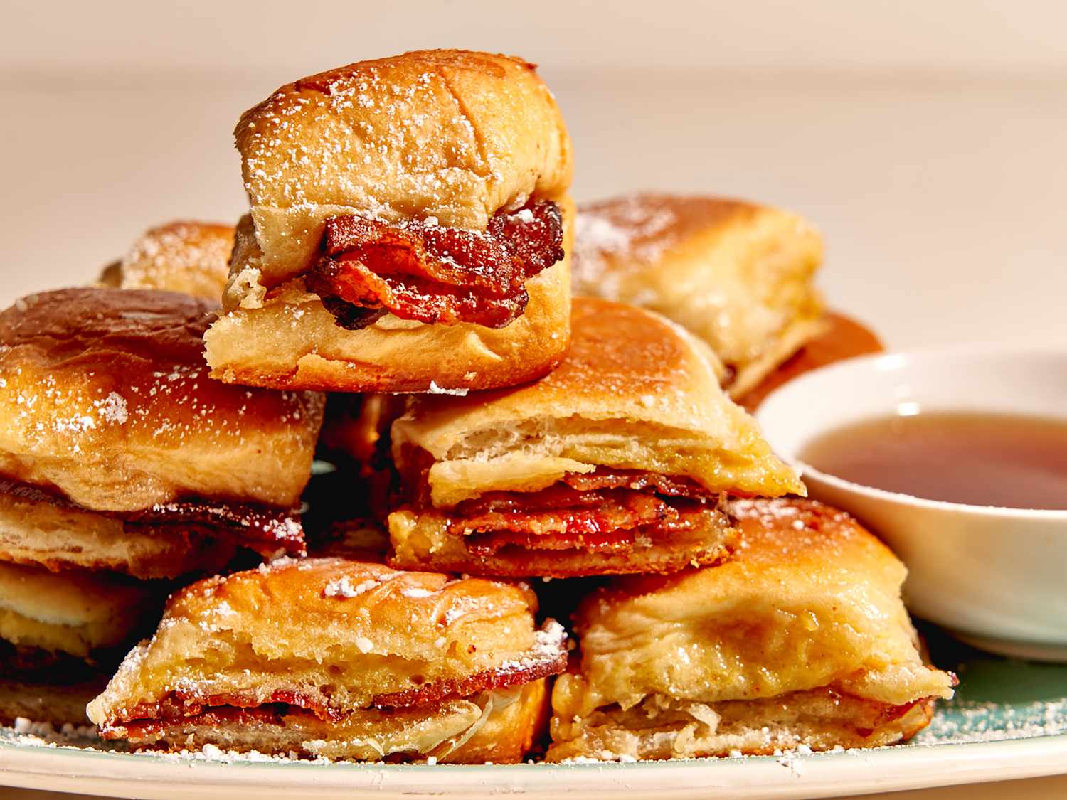 Bacon Stuffed French Toast Sliders Recipe