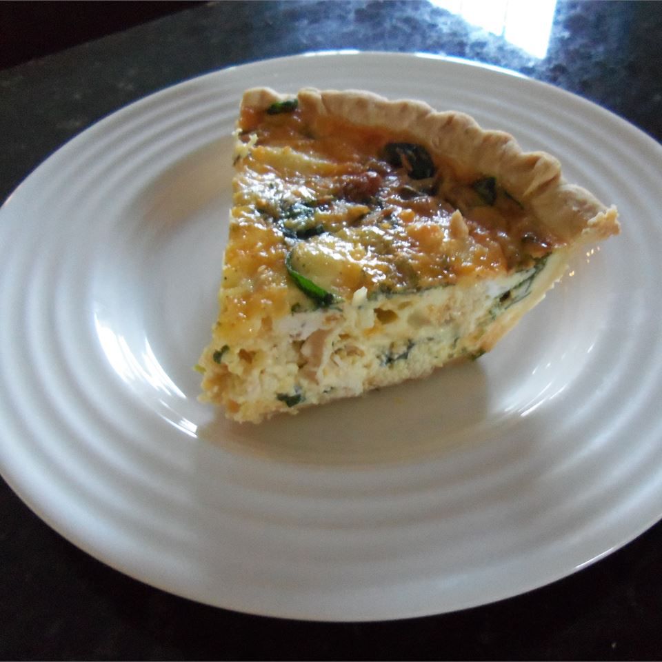 Spinach Quiche with Chicken Recipe