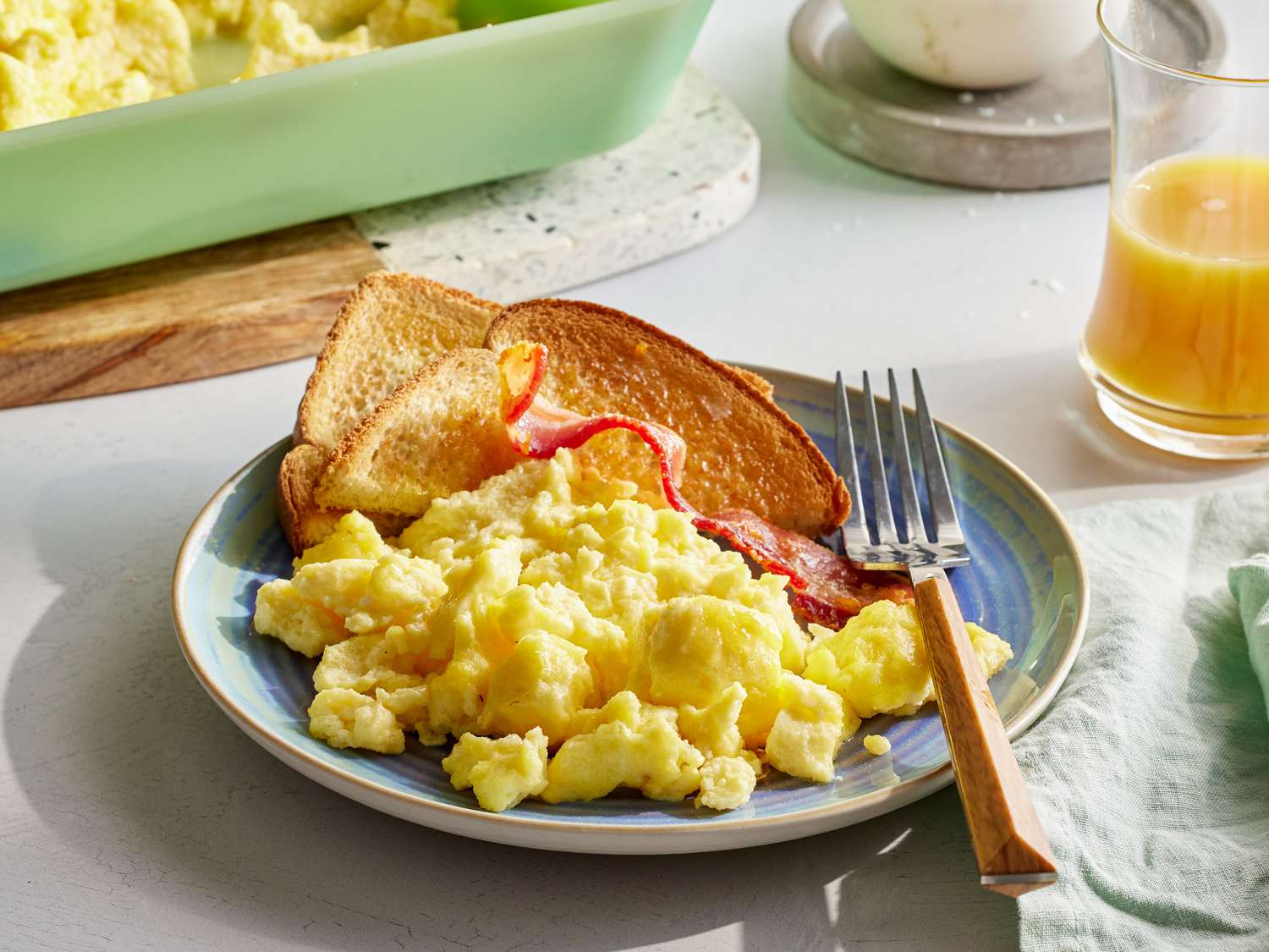 Oven Scrambled Eggs Recipe