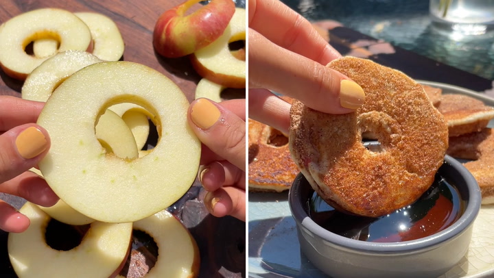 Apple Ring Pancakes