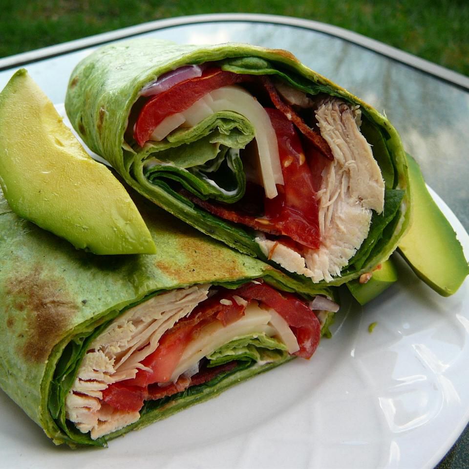 California Club Chicken Wraps Recipe