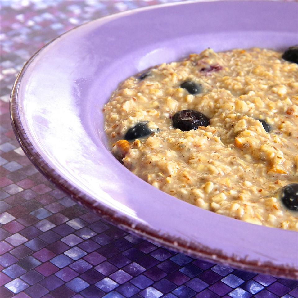 Nutty Blueberry Oatmeal Recipe