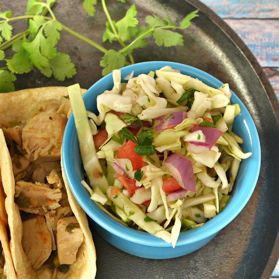 Pico de Gallo with Cabbage (Mexican Coleslaw) Recipe