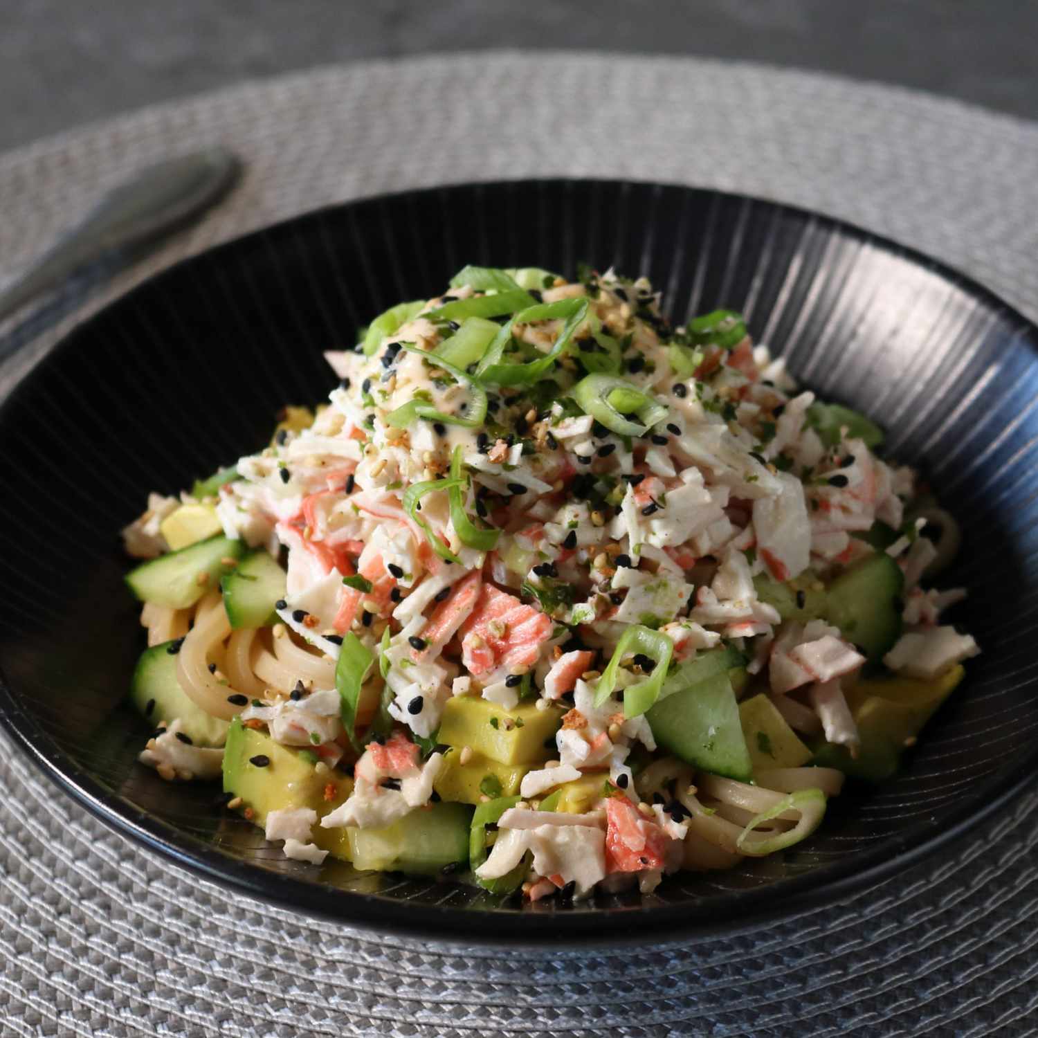 California Roll Rice Noodle Bowl Recipe