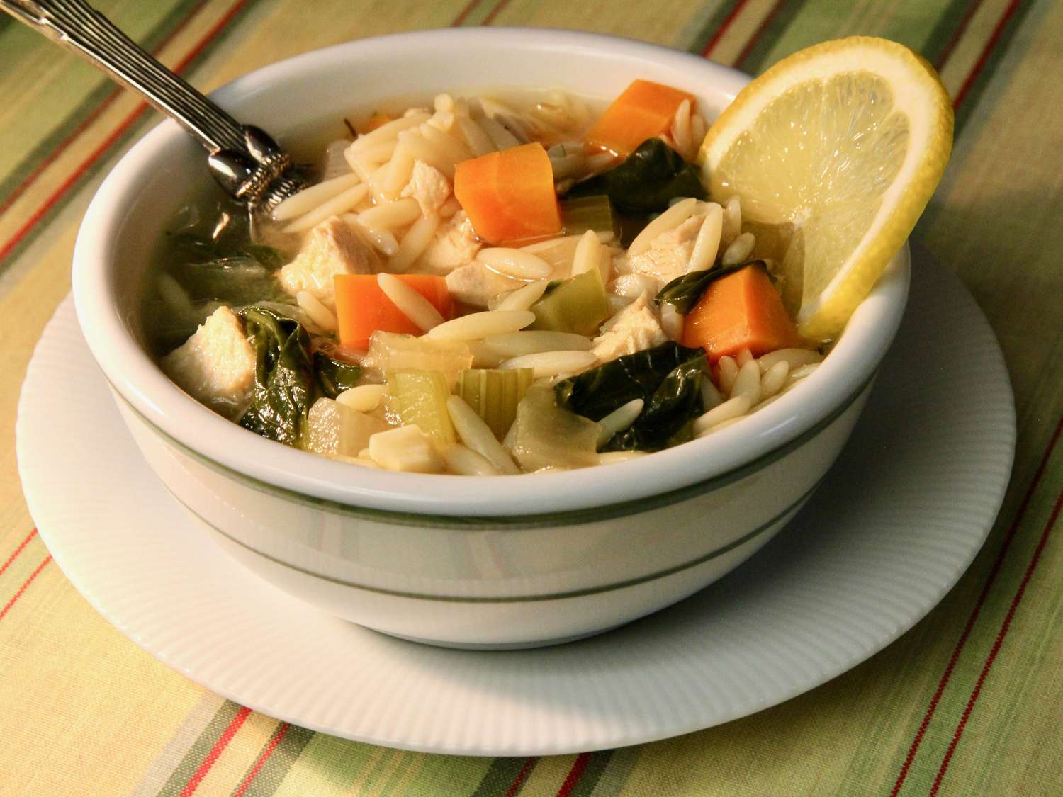 Lemon Chicken Orzo Soup Recipe