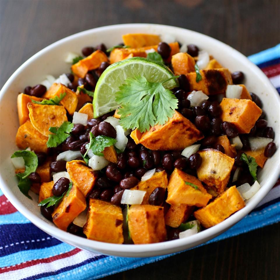 Vegan Black Bean and Sweet Potato Salad Recipe