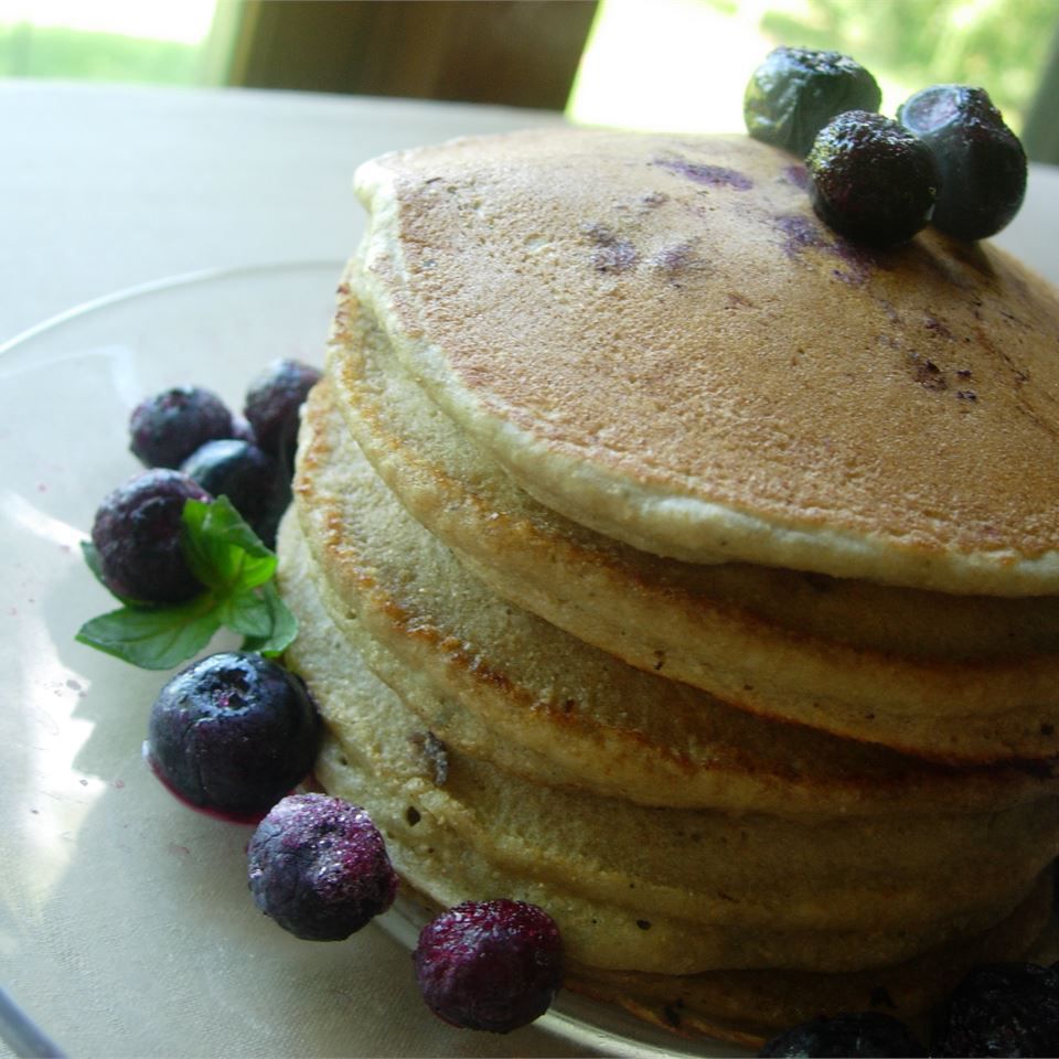 Whole Wheat Blueberry Pancakes Recipe