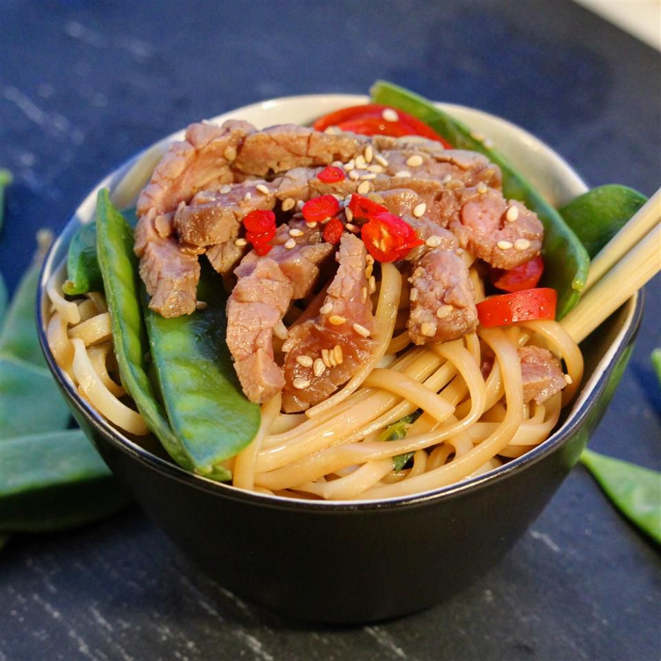 Asian Steak and Noodle Bowl Recipe