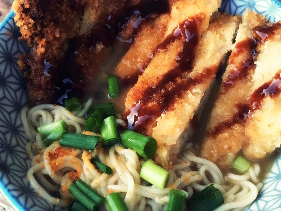 Tonkatsu Shoyu Ramen (Pork Cutlet Soy Sauce Ramen) Recipe