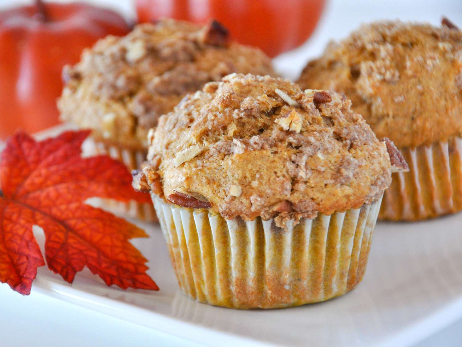 Whole Wheat Pumpkin Applesauce Muffins Recipe