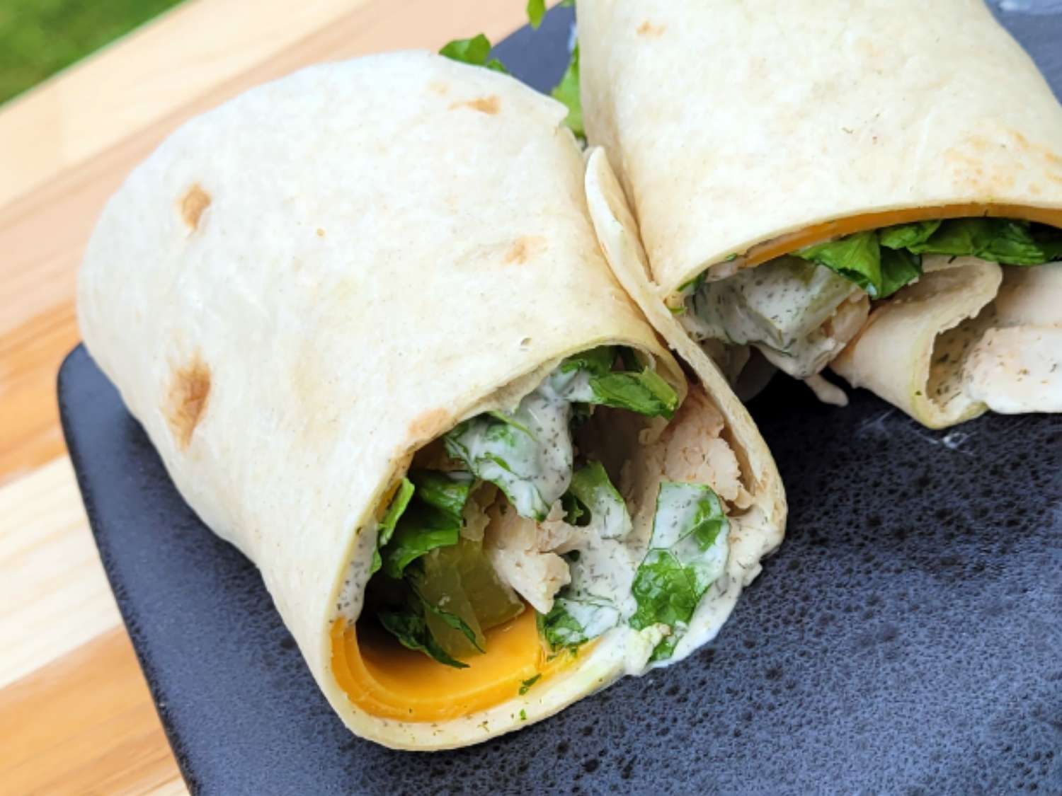 These Dill Ranch Chicken Wraps Are Easy to Make With Rotisserie Chicken