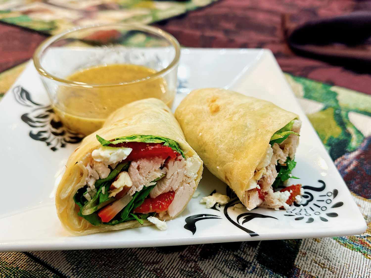 Rotisserie Chicken Wrap with Strawberries Recipe