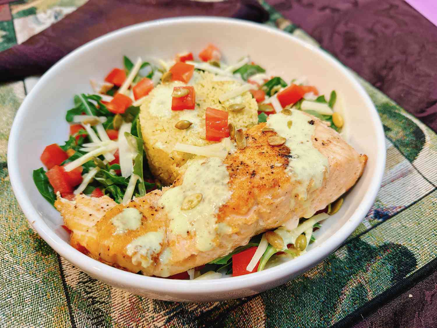 Salmon Couscous Salad Recipe