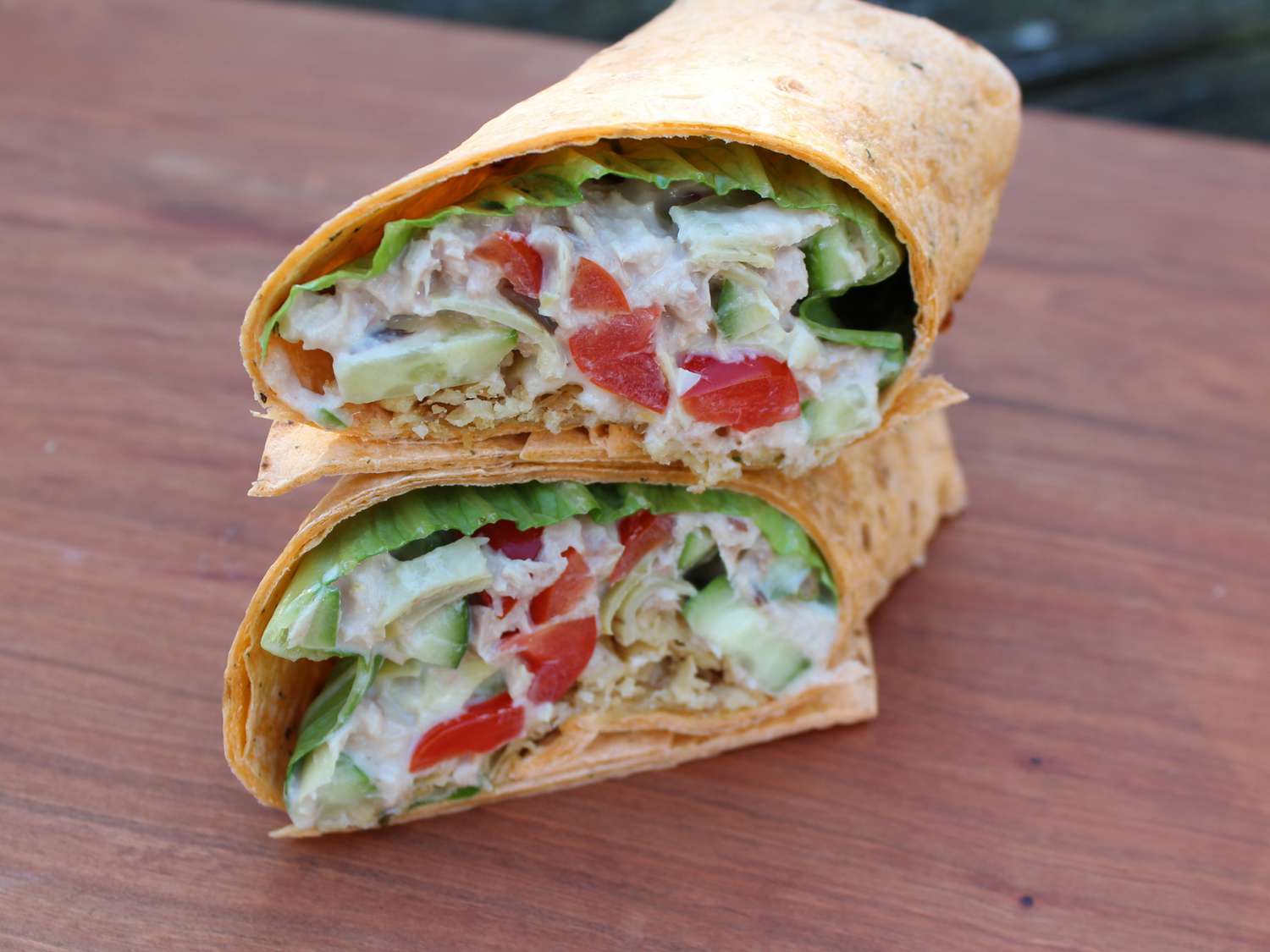 Tuna and Artichoke Wraps Recipe