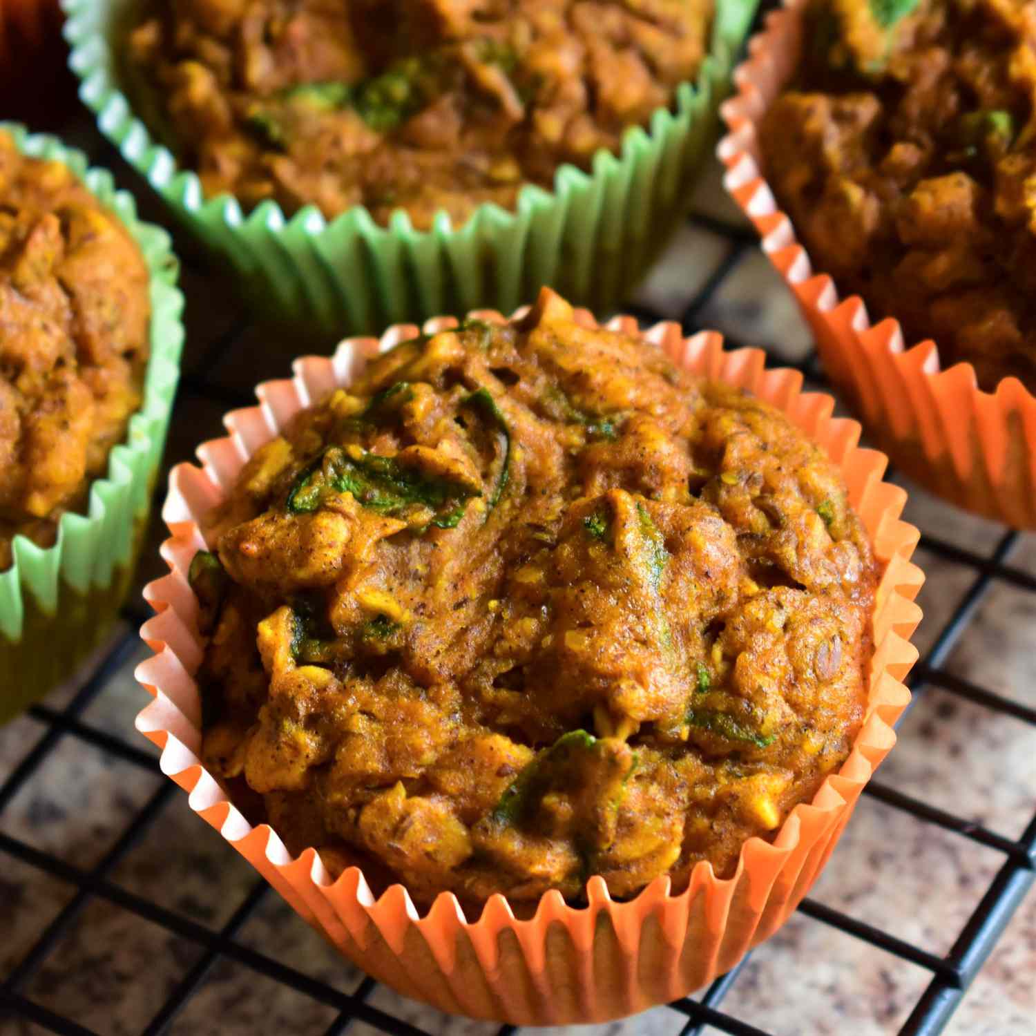 Pumpkin Spinach Toddler Muffins Recipe