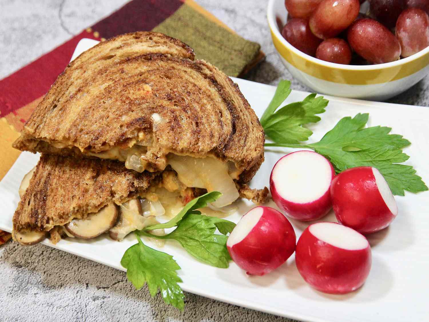 Hummus Grilled Cheese Sandwich Recipe