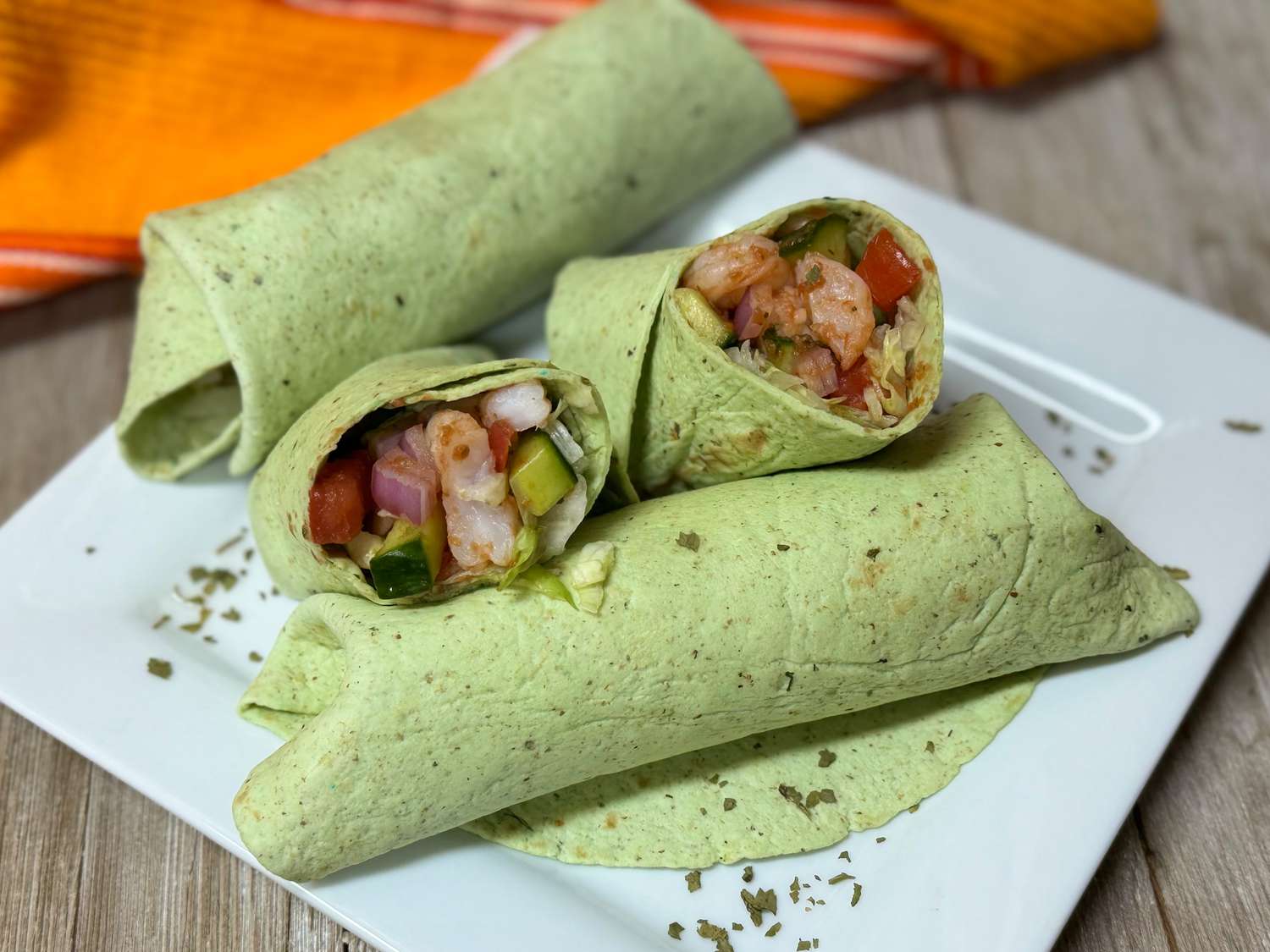 Shrimp Cocktail Wraps Recipe