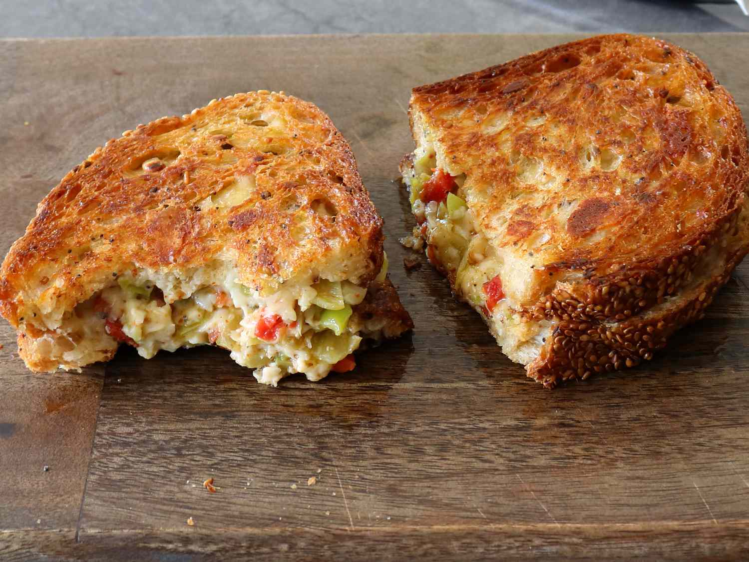 Italian Marinated Grilled Cheese Recipe