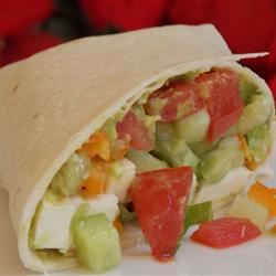 Fresh Veggie Wraps Recipe